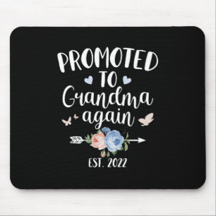 Happy Mother's Day 2022 Promoted To Grandma Again Mouse Pad