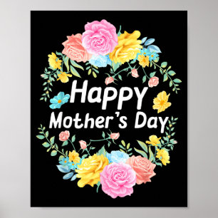 Happy mother's day 2022 women mom grandma love poster
