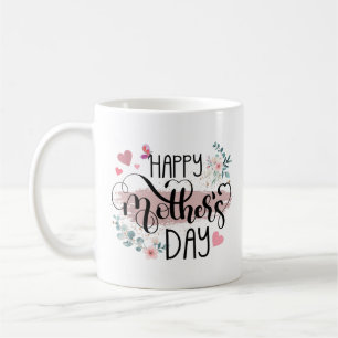 Happy Mother's Day 2025 Cute Floral for Women Mum Coffee Mug