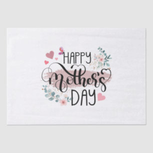 Happy Mother's Day 2025 Cute Floral for Women Mum Tissue Paper