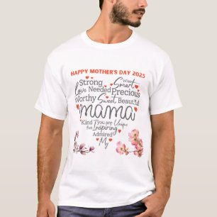 Happy Mother's Day 2025: Heartfelt Words T-Shirt
