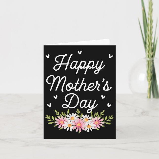 Happy Mother's Day 2025 Mum Grandma Daisy For Moth Card (Front)