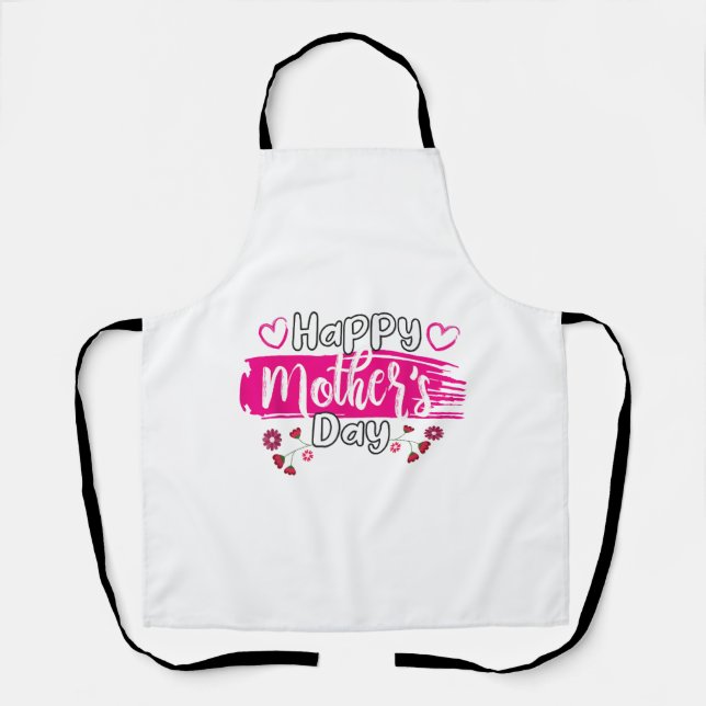 Happy Mother's Day 2025 Tshirt for Women Mum Grand Apron (Front)