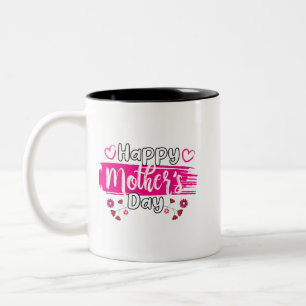 Happy Mother's Day 2025 Tshirt for Women Mum Grand Two-Tone Coffee Mug