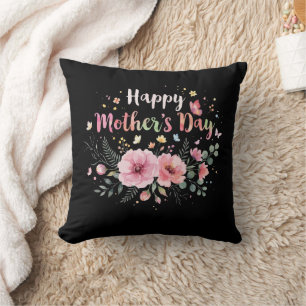 Happy Mother's Day 2026 Cute Floral for Women Mum Cushion