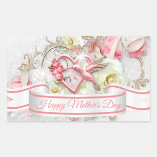 Happy Mother's Day 4 Rectangular Sticker