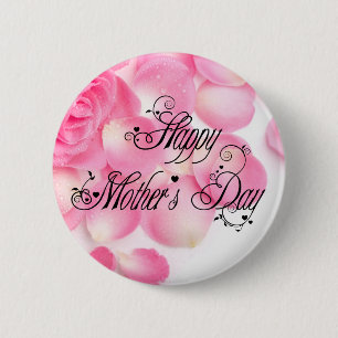 Happy Mothers Day 6 Cm Round Badge