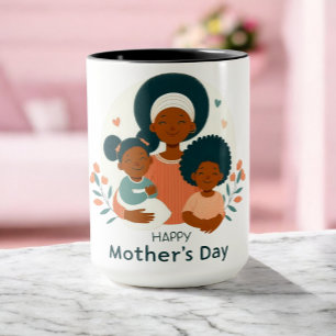Happy Mother's Day - A Mother's Loving Embrace Mug