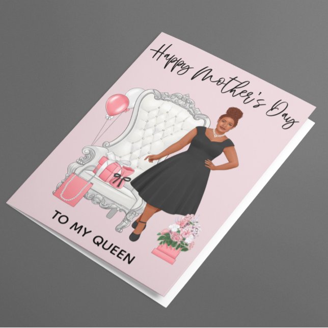 Happy Mother's Day African American Woman Card (Creator Uploaded)