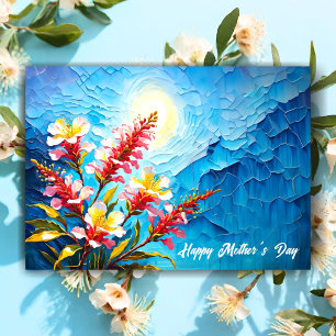 Happy Mother's Day Australian Myrtle Flowers  Card
