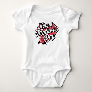 Happy Mothers Day Baby Bodysuit