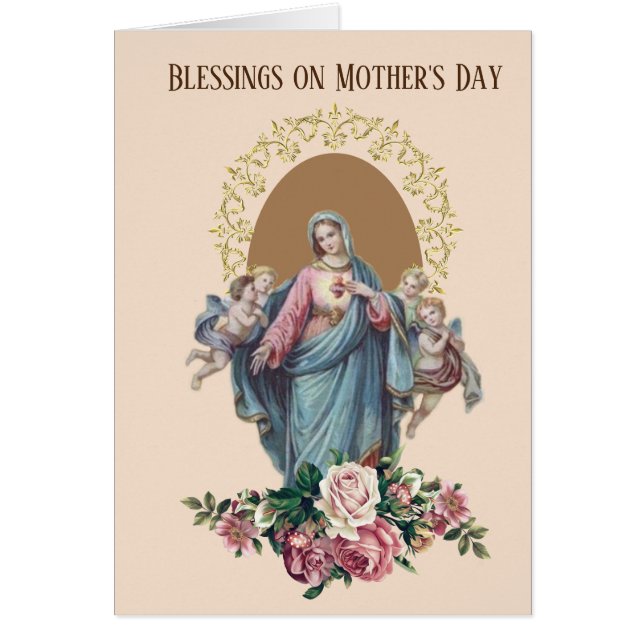 Happy Mother's Day | Blessed Virgin Mary Scripture (Front)