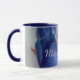 Happy Mother's Day Blue Tulips Mug