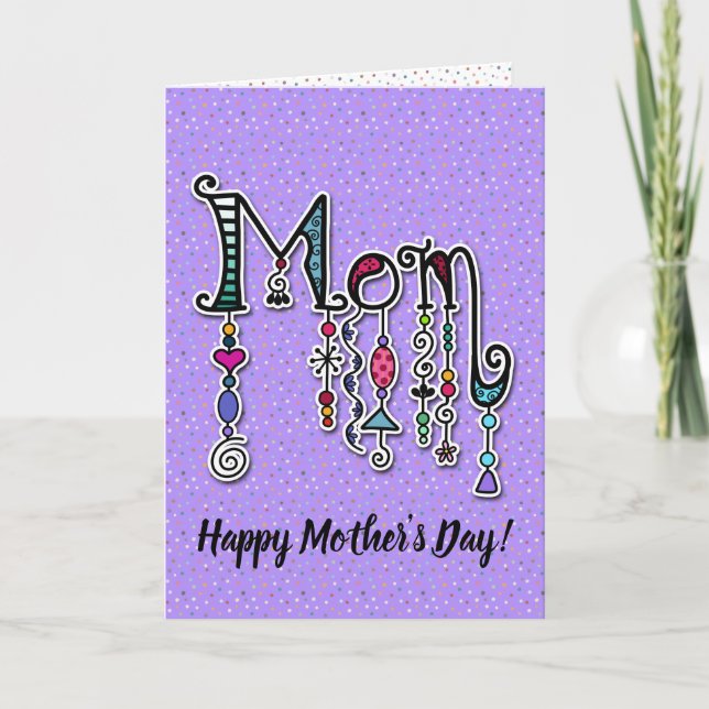 Happy Mother's Day! | Boho Beads Card (Front)