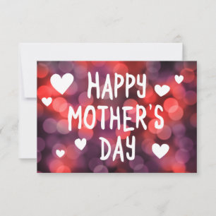 happy mother's day bokeh invitation