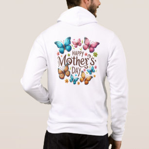 Happy Mother's Day Butterflies Clipart-61718 Hoodie