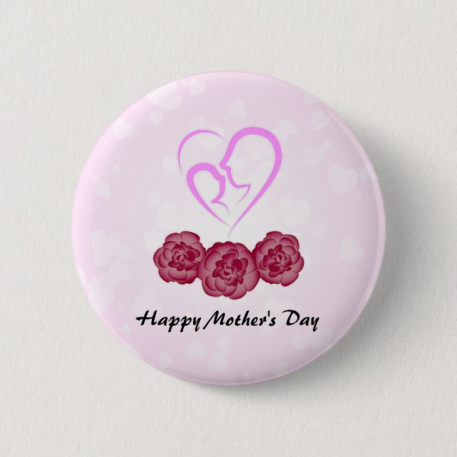 Happy Mother's Day Button (Front)
