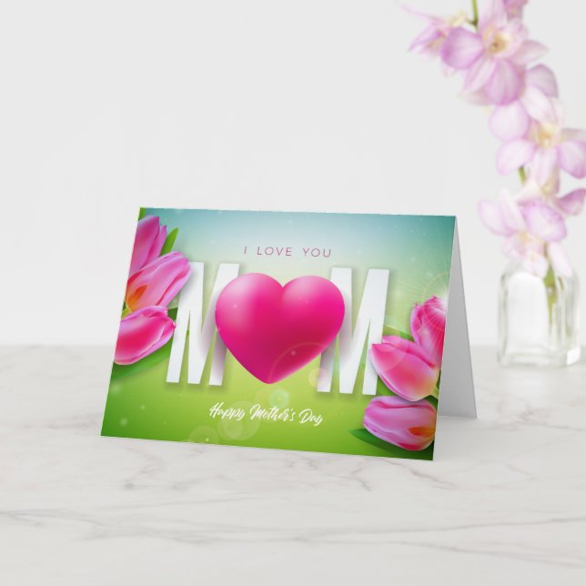 Happy Mothers Day Card (Orchid)