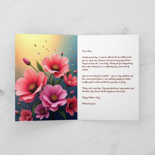 Happy Mother's Day  Card (Inside)