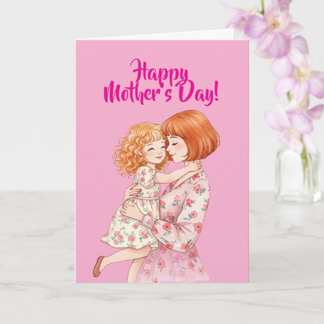 Happy Mother's Day Card (Orchid)