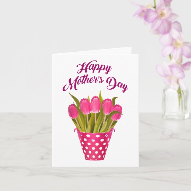 Happy Mother's Day Card (Orchid)