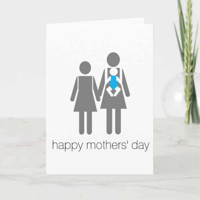 Happy Mothers' Day! Card (Front)