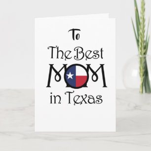 Happy Mother's Day Card - Best MOM in Texas