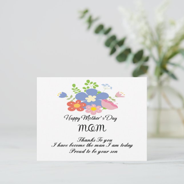 happy mother's day cards (Standing Front)