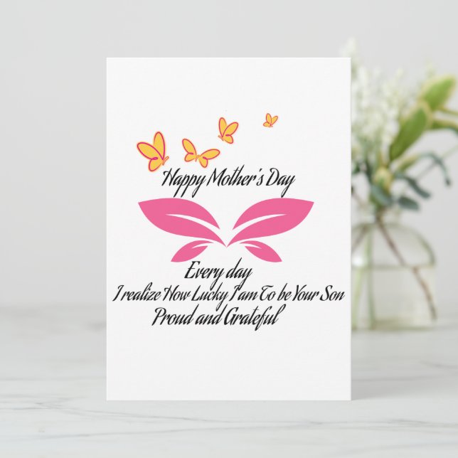 happy mother's day cards (Standing Front)