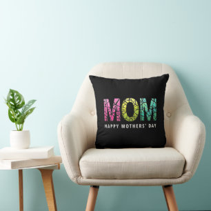 Happy Mothers' Day Celebration Gift Cushion