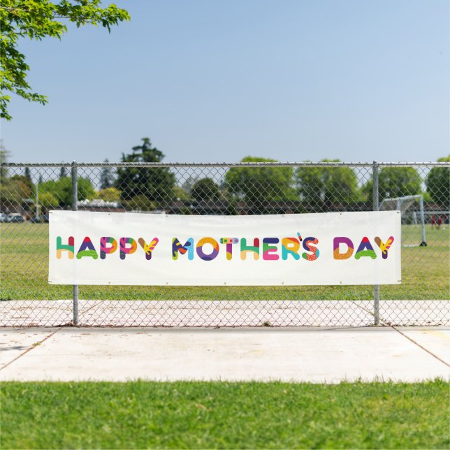 Happy Mother's Day Colourful Banner (Insitu)