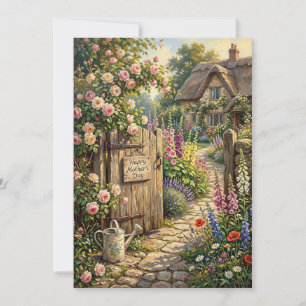 Happy Mother's Day Cottage Garden Card 