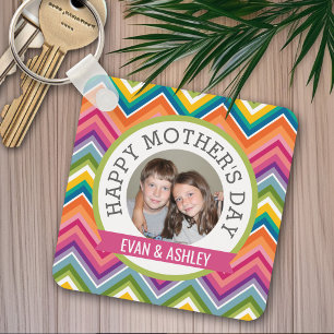 Happy Mother's Day - Custom Photo Template Key Ring