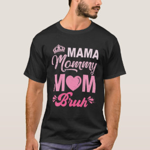 Happy Mother's Day Cute Leopard Graphic Mama Mommy T-Shirt