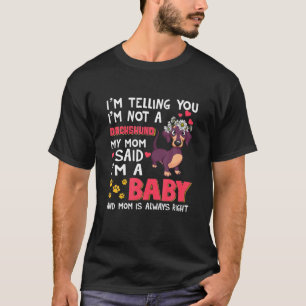 Happy Mother's Day Dachshund Dog Mom Dog Mother Gi T-Shirt
