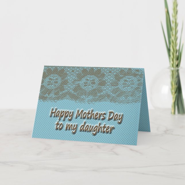 Happy Mother's Day Daughter Card (Front)