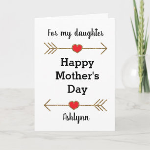 Happy Mother's Day Daughter Card
