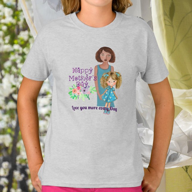 HAPPY MOTHER'S DAY daughter T-Shirt (HAPPY MOTHER'S DAY daughter T-Shirt)