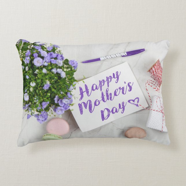 HAPPY MOTHER'S DAY DECORATIVE CUSHION (Front)
