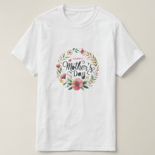 Happy mothers day design T-Shirt (Design Front)