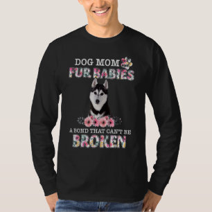 Happy Mother's Day Dog Mum Fur Babies Husky 1 T-Shirt