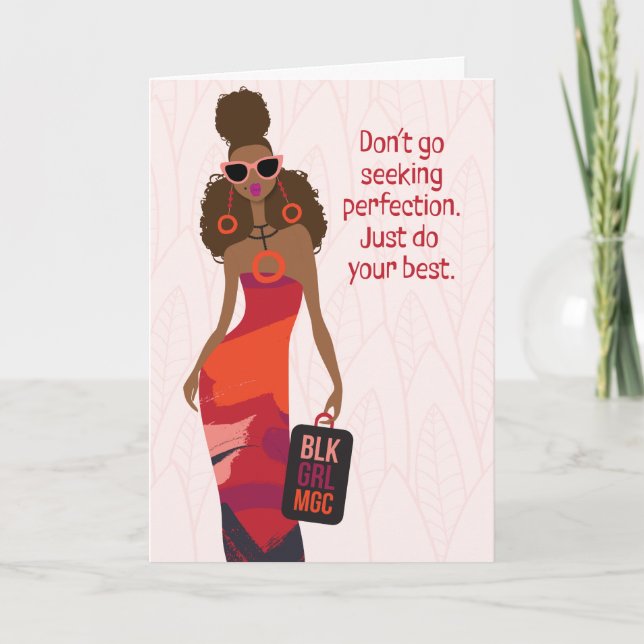Happy Mother's Day - Don't go seeking perfection Thank You Card (Front)