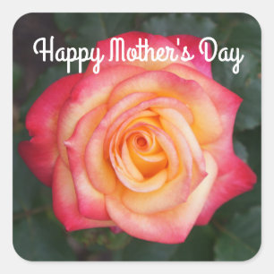 Happy Mother's Day Dream Come True Rose#1 Stickers