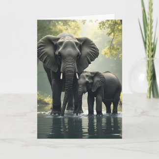 Happy Mother's Day  | Elephant Themed Card