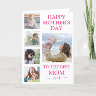 Happy Mother's Day Family Photo Collage Card
