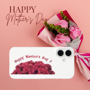 Happy Mother's Day, Floral Rose Flower iPhone 16 Case