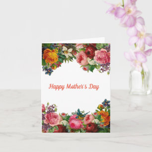 Happy Mother's Day Flower Bouquet Card