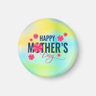 Happy Mother's Day Flower Design-23213 Magnet