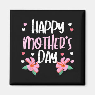 Happy mothers day flowers cute mom mommy mama aunt magnet
