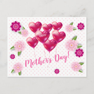 Happy Mothers Day! Flowers decoration Postcard